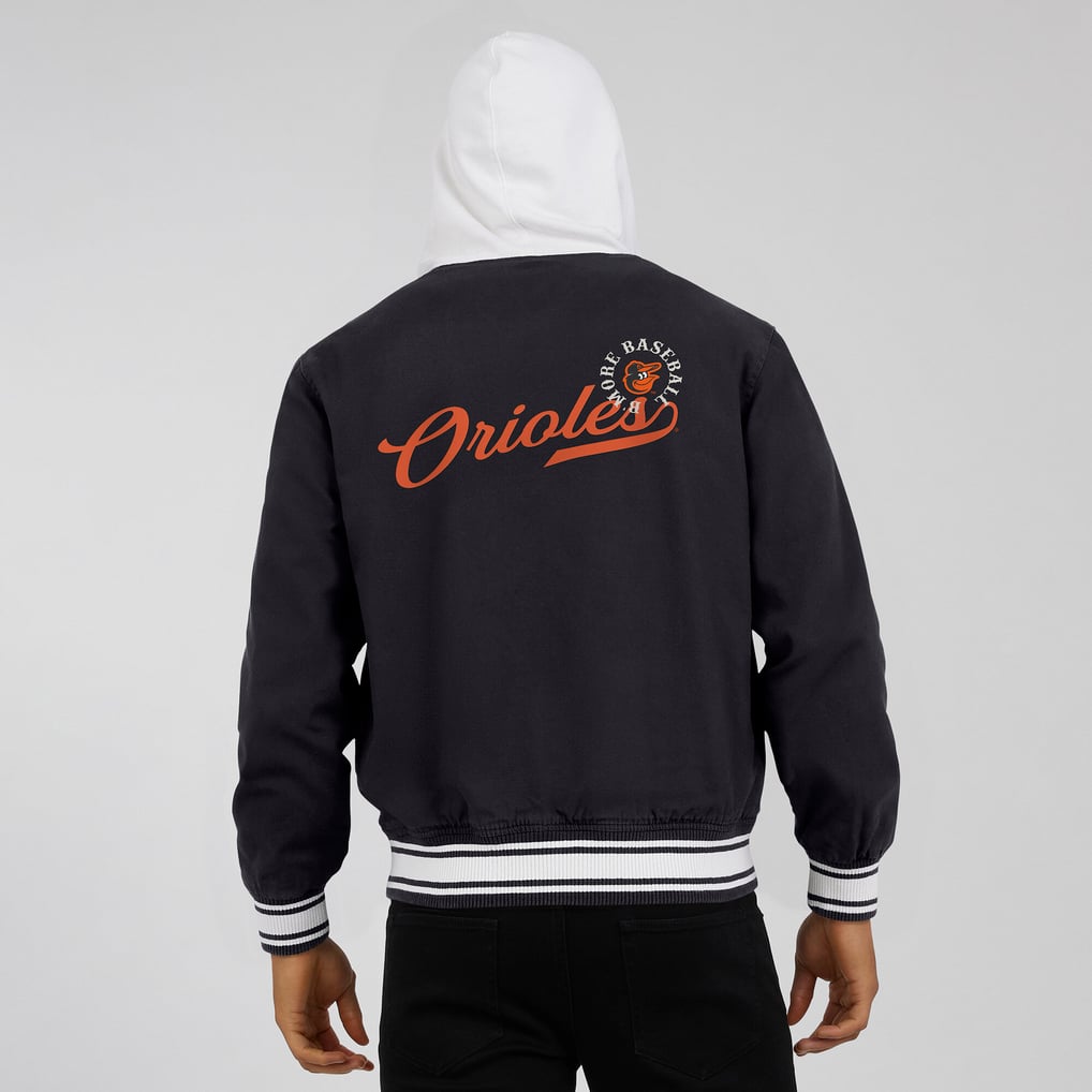  Baltimore Orioles Darius Rucker Collection by Fanatics Full-Snap Hooded Jacket - Black